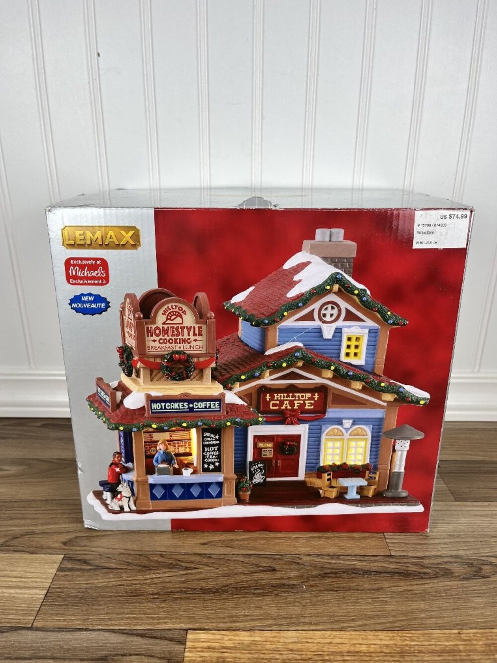 Lemax Hilltop Cafe Caddington Christmas Village Lighted Building